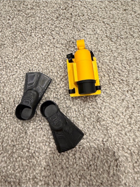 Other - Labubu Doll Accessory Scuba Gear - Scuba Tank & Fins